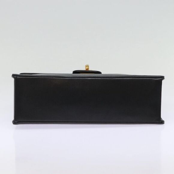 Chanel Single Flap Black Leather Shoulder Bag (Pre-Owned) - Picture 3 of 16